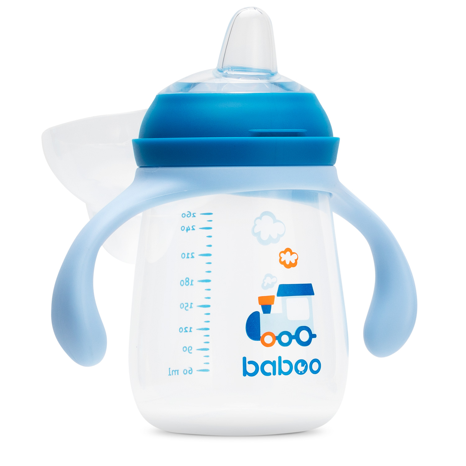 Бабуу FOR KIDS Baboo cup with silicone spout, Transport 260ml 6 months+