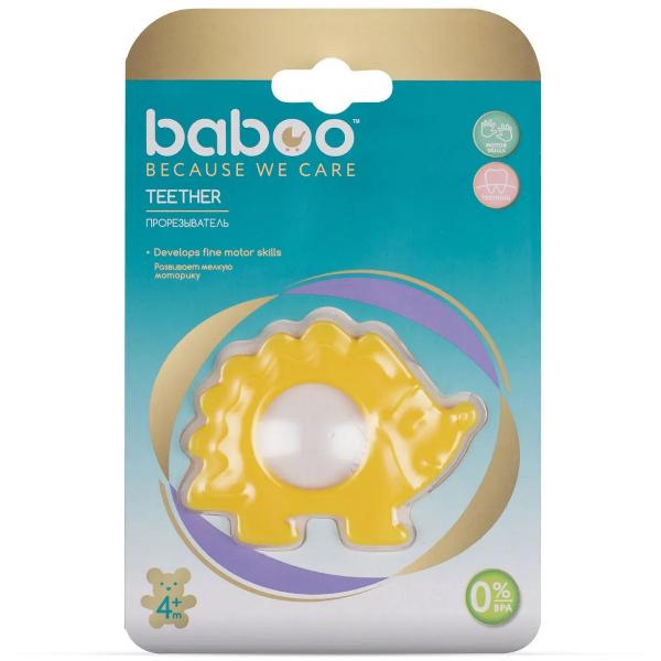 Бабуу FOR KIDS Baboo silicone teether Hedgehog 4m+