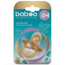 Бабуу FOR KIDS Baboo soother latex round 6m+