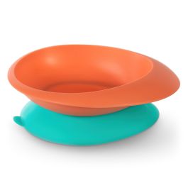 Бабуу FOR KIDS Baboo UFO shape bowl with suction base, peach 6m+