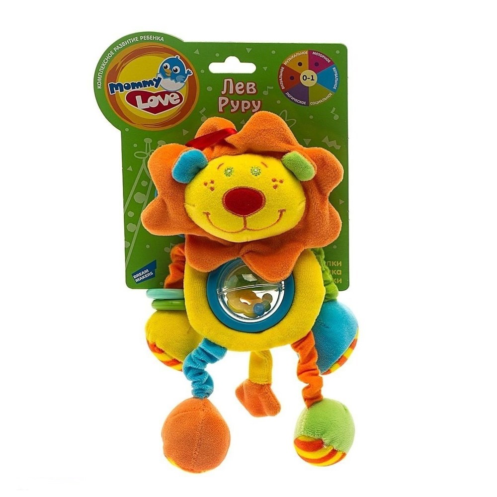 Мамми FOR KIDS Mommy Love lion Ruru soft toy 0+ months
