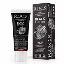 Рокс CARE PRODUCTS R.O.C.S. whitening toothpaste black edition