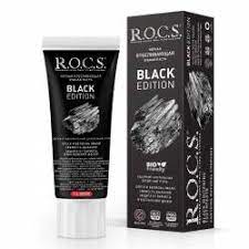 Рокс CARE PRODUCTS Рокс зуб.паста black edition отбеливающая 74г