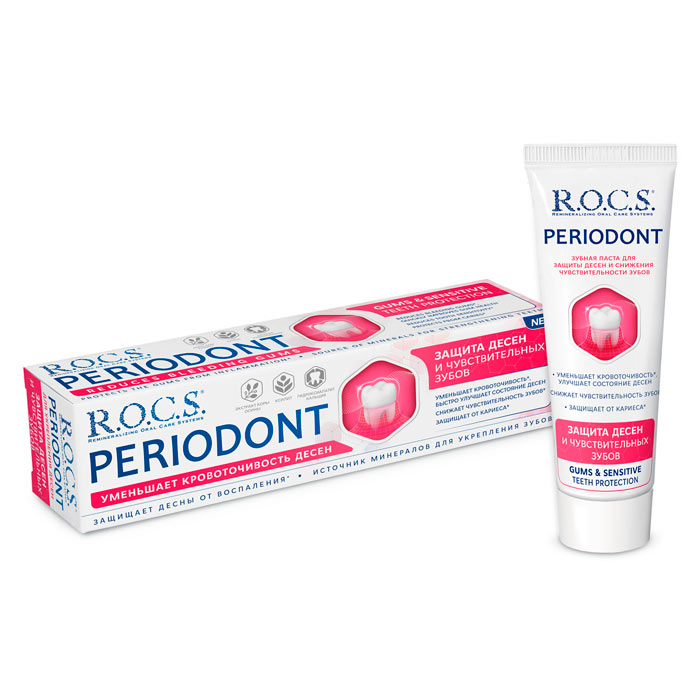 Рокс CARE PRODUCTS R.O.C.S. Periodont whitening toothpaste 74ml/94g