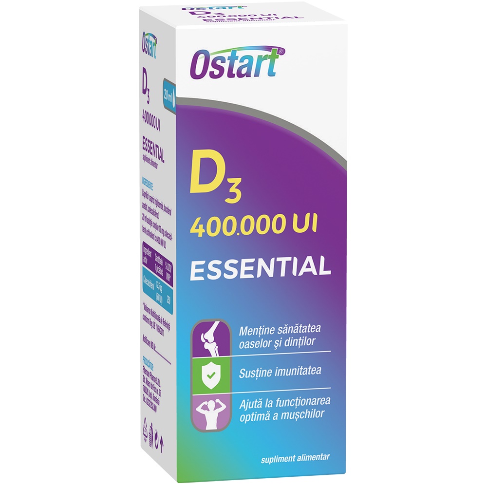 Остарт MEDICINES Ostart D3 500 I.U. drops 20ml