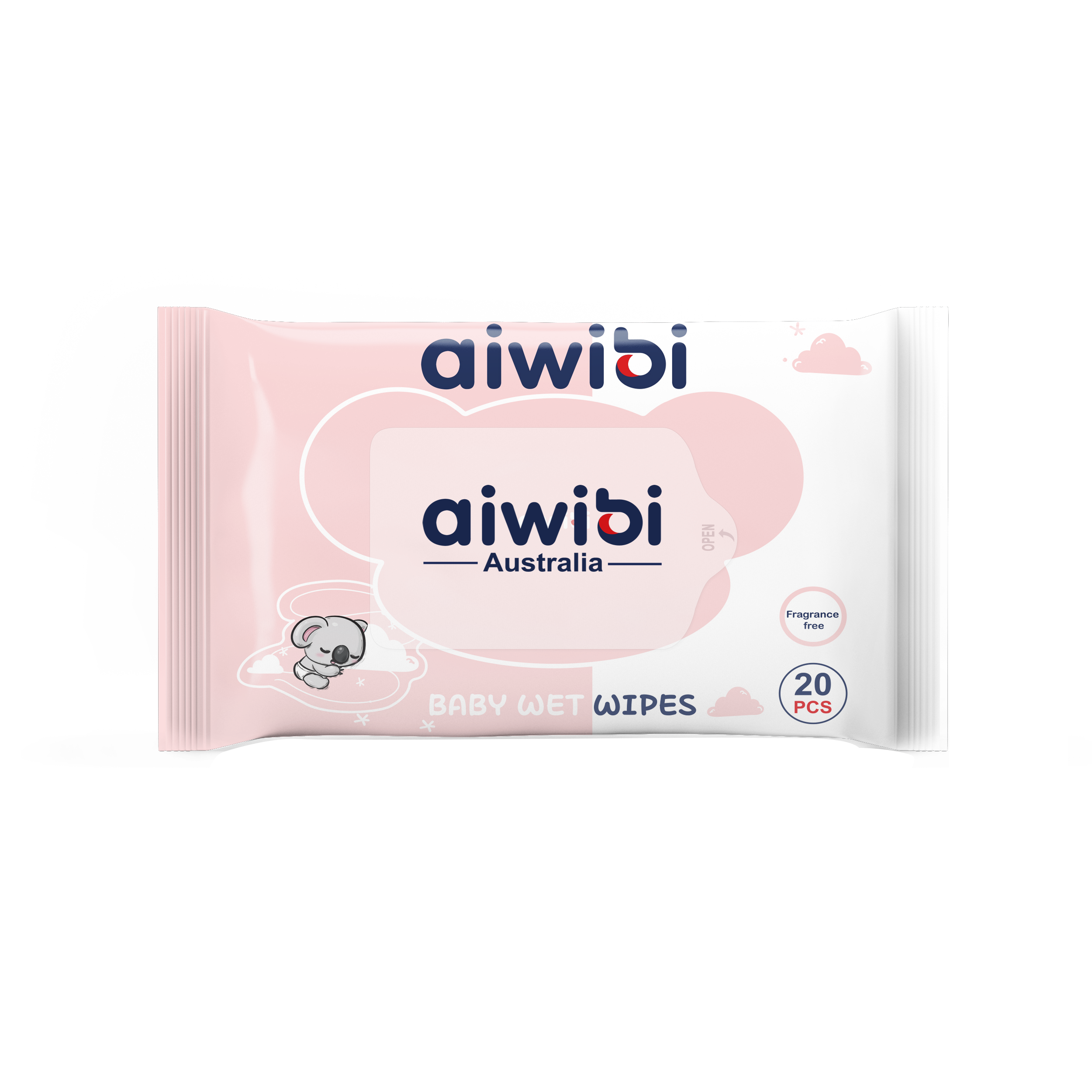 Айвиби FOR KIDS Aiwibi baby unscented wet wipes 20pcs