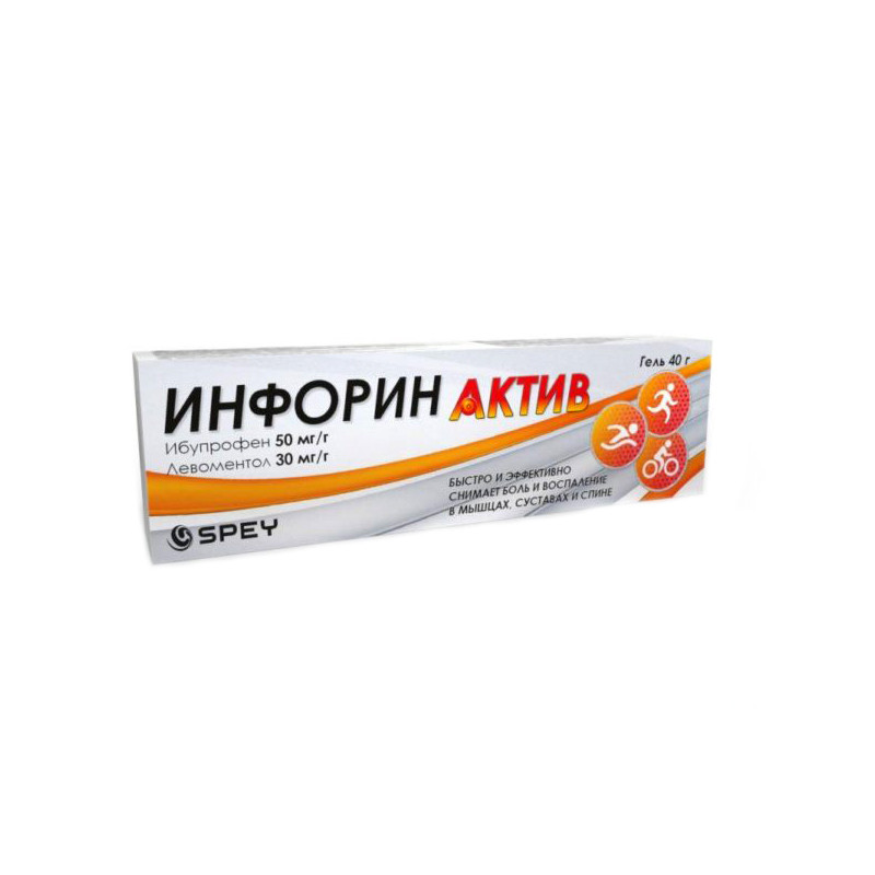 Инфорин MEDICINES Inforin Active gel 40g