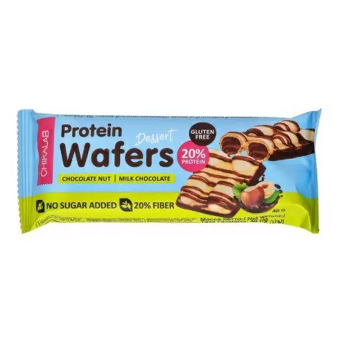 Протеиновый CARE PRODUCTS Protein wafers creamy chocolate nut dessert 40g