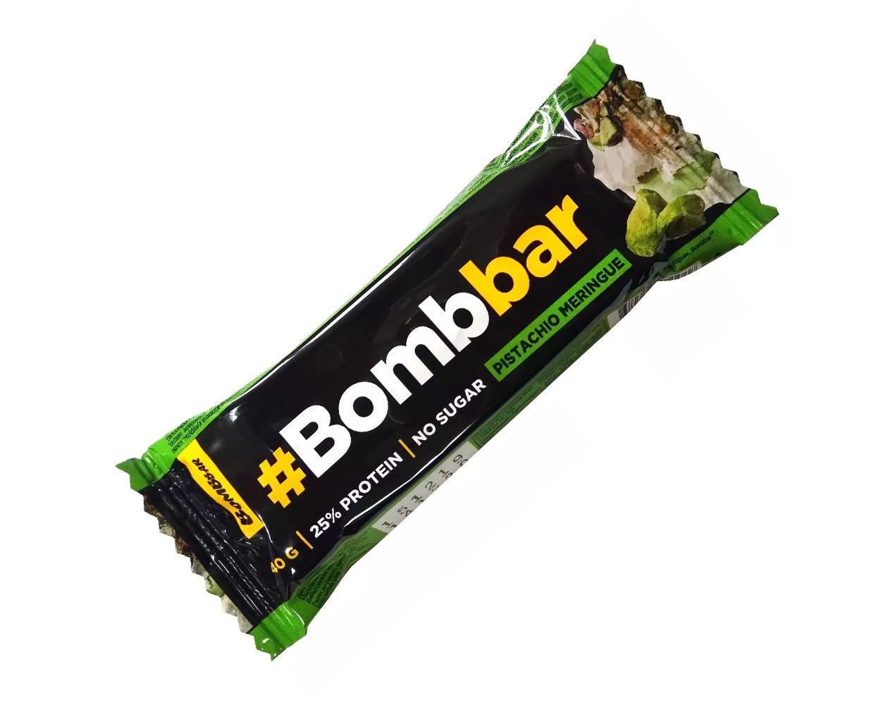 Бомббар CARE PRODUCTS Bombbar pistachio meringue protein bar 40g