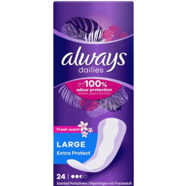 Олвейс CARE PRODUCTS Always daily long pads 24pcs