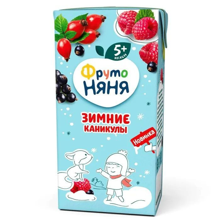 Фруто FOR KIDS Fruto Nyanya apple, strawberry, blackcurrant and rosehip 12+ months 0,2l