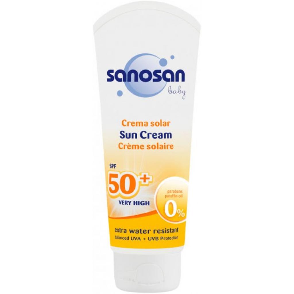 Саносан ПРОДУКТЫ ДЛЯ ДЕТЕЙ Саносан Бейби солнцезащитный крем SPF50 75мл