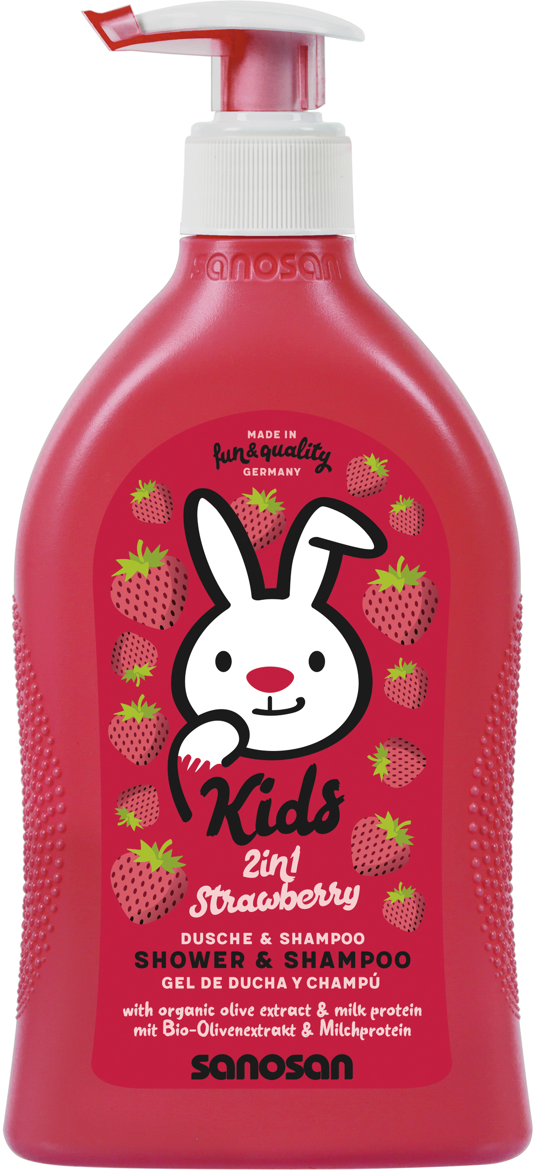 Саносан FOR KIDS Sanosan Kids strawberry shampoo and shower gel 400ml