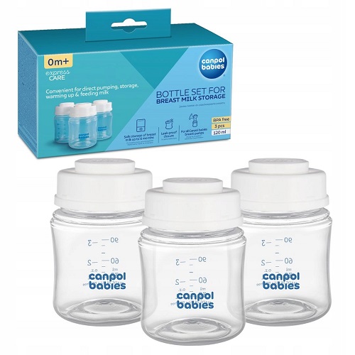 Канпол FOR KIDS Canpol babies bottle set for breast milk storage 3 x 120ml