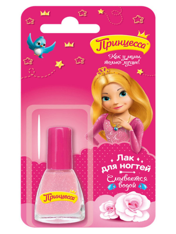 Принцесса FOR KIDS Princess nail polish light-pink 3+ 6ml