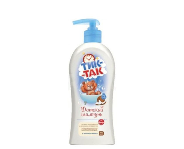 Тик FOR KIDS Tic-Tac baby shampoo with coconut milk 350ml