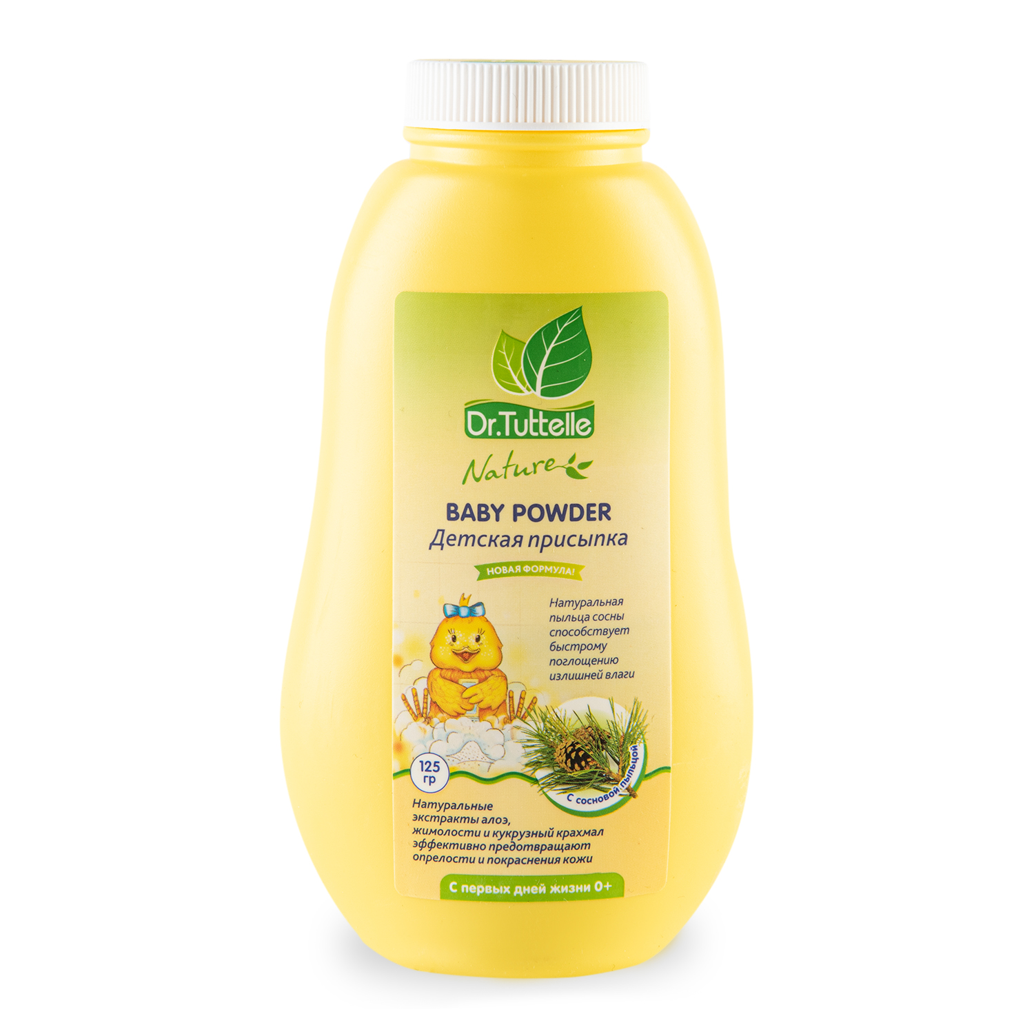 Др.Тутл FOR KIDS Dr. Tuttelle baby powder with pine pollen 125g