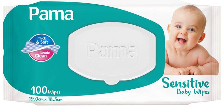 Пама FOR KIDS Pama baby sensitive wet wipes 0+ months 100pcs