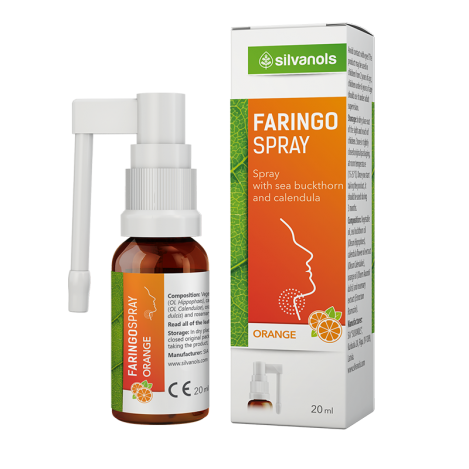 Фарингоспрей MEDICINES Faringospray throat spray orange 20ml