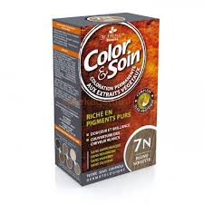 Краска СРЕДСТВА ПО УХОДУ Color & Soin 7N краска для волос