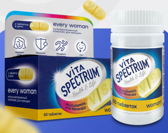 Витаспектрум MEDICINES Vitaspectrum for women tab. x 60