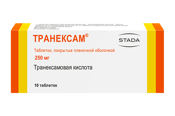 Транексам ԴԵՂՈՐԱՅՔ Տրանեկսամ դեղահատեր 250մգ x 10