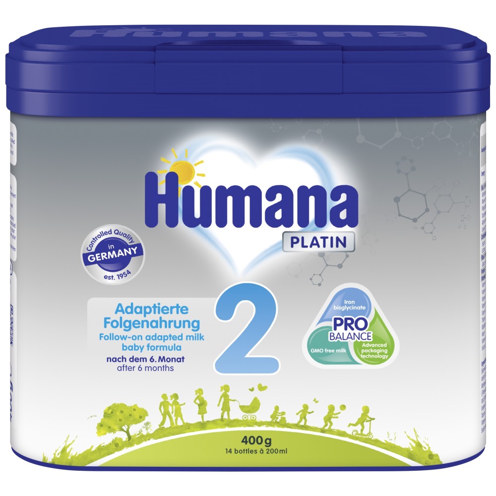 Хумана FOR KIDS Humana 2 MP platin milk formula 6+ months 400g