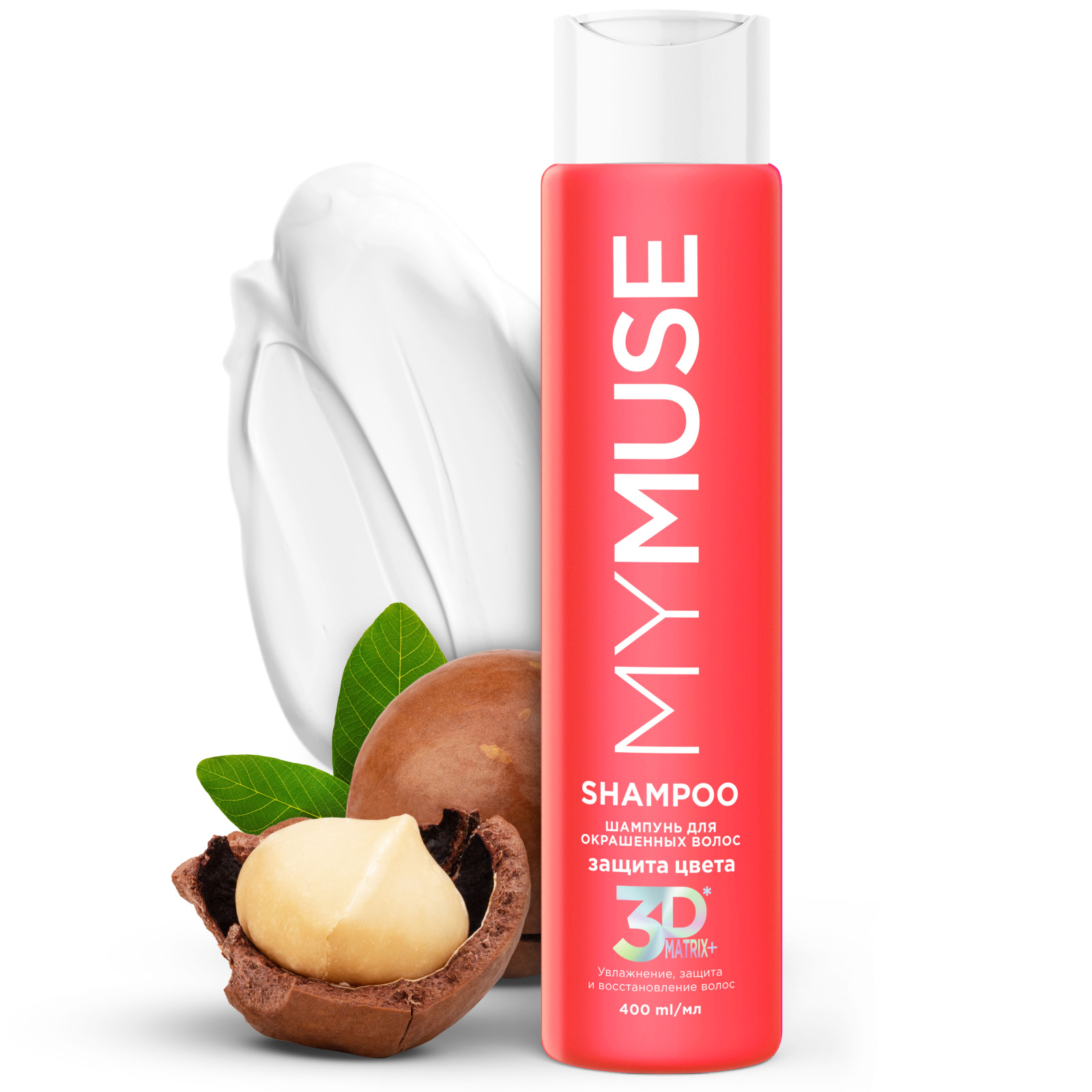 Маймус CARE PRODUCTS MyMuse color protecting shampoo for colored hair 400ml