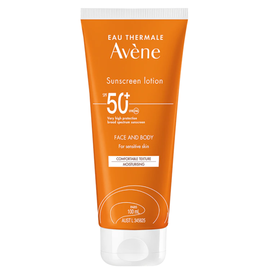 Авен CARE PRODUCTS Avene Sunscreen SPF50+ lotion for sensitive skin 100ml