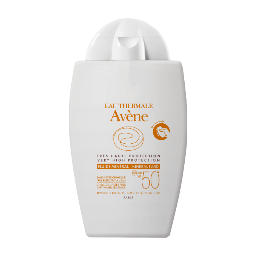 Авен CARE PRODUCTS Avene Sunscreen SPF50+ mineral fluid for super sensitive skin 40ml