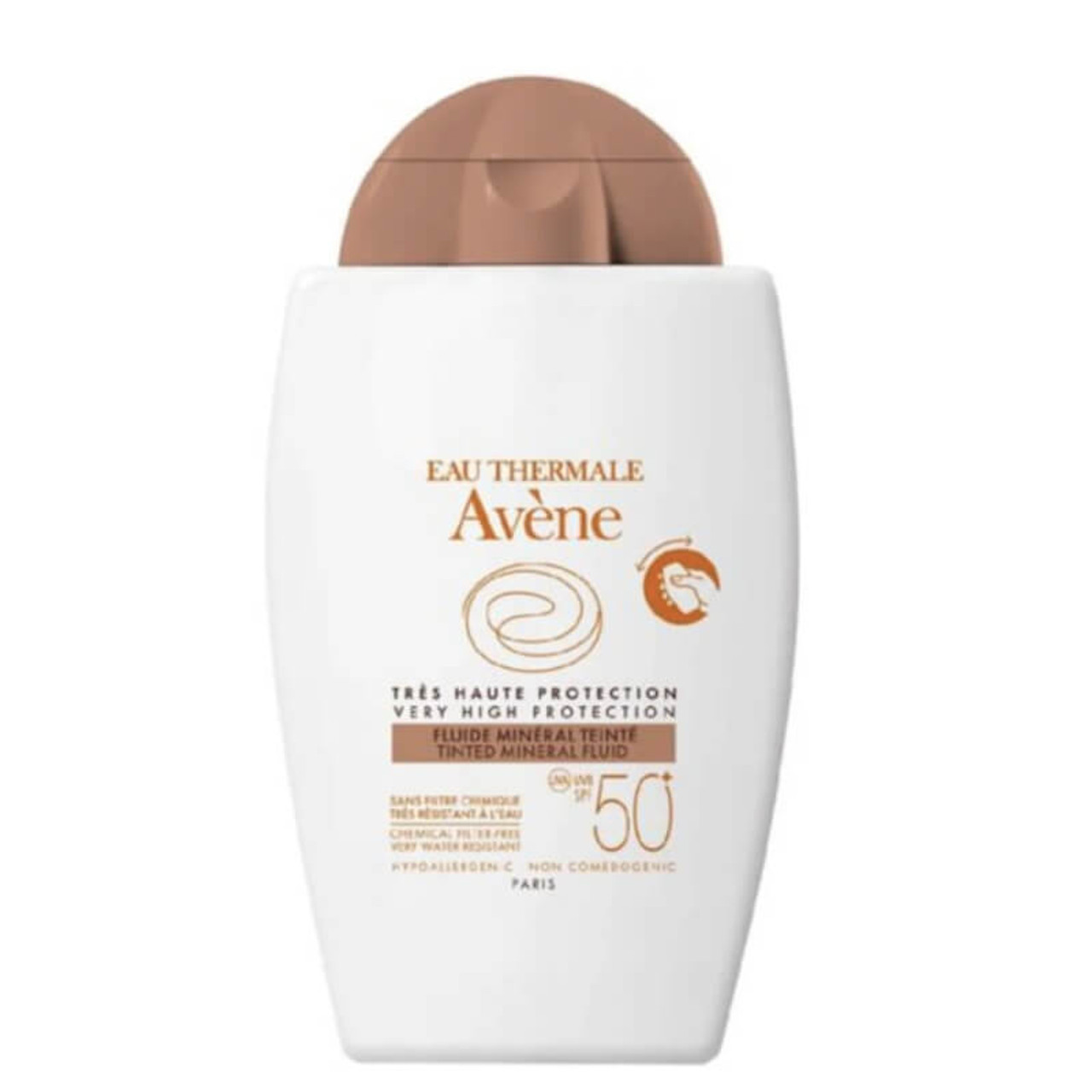 Авен CARE PRODUCTS Avene SPF 50+ tinted mineral fluid for sensitive skin 40ml