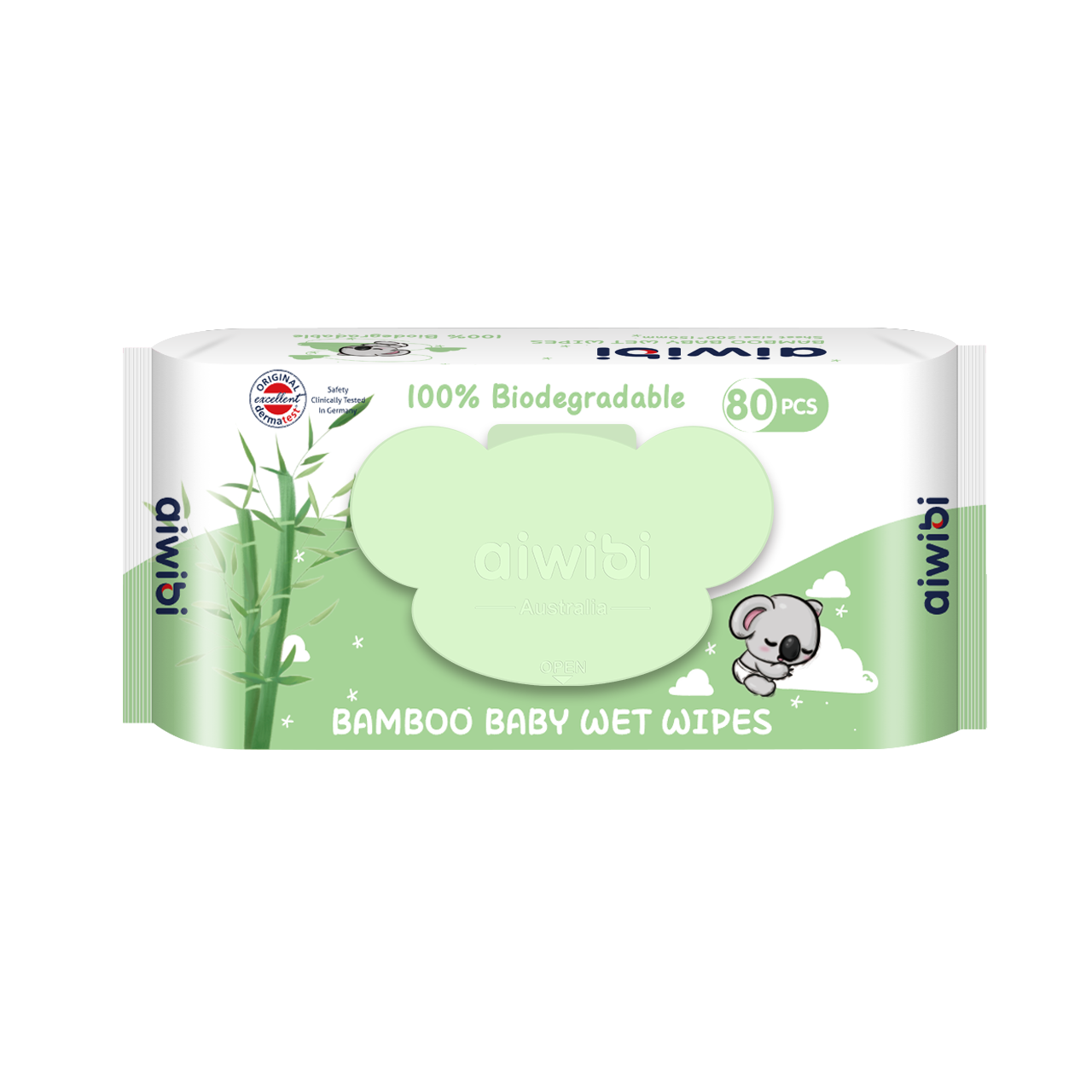 Айвиби FOR KIDS Aiwibi wet wipes bamboo 80pcs
