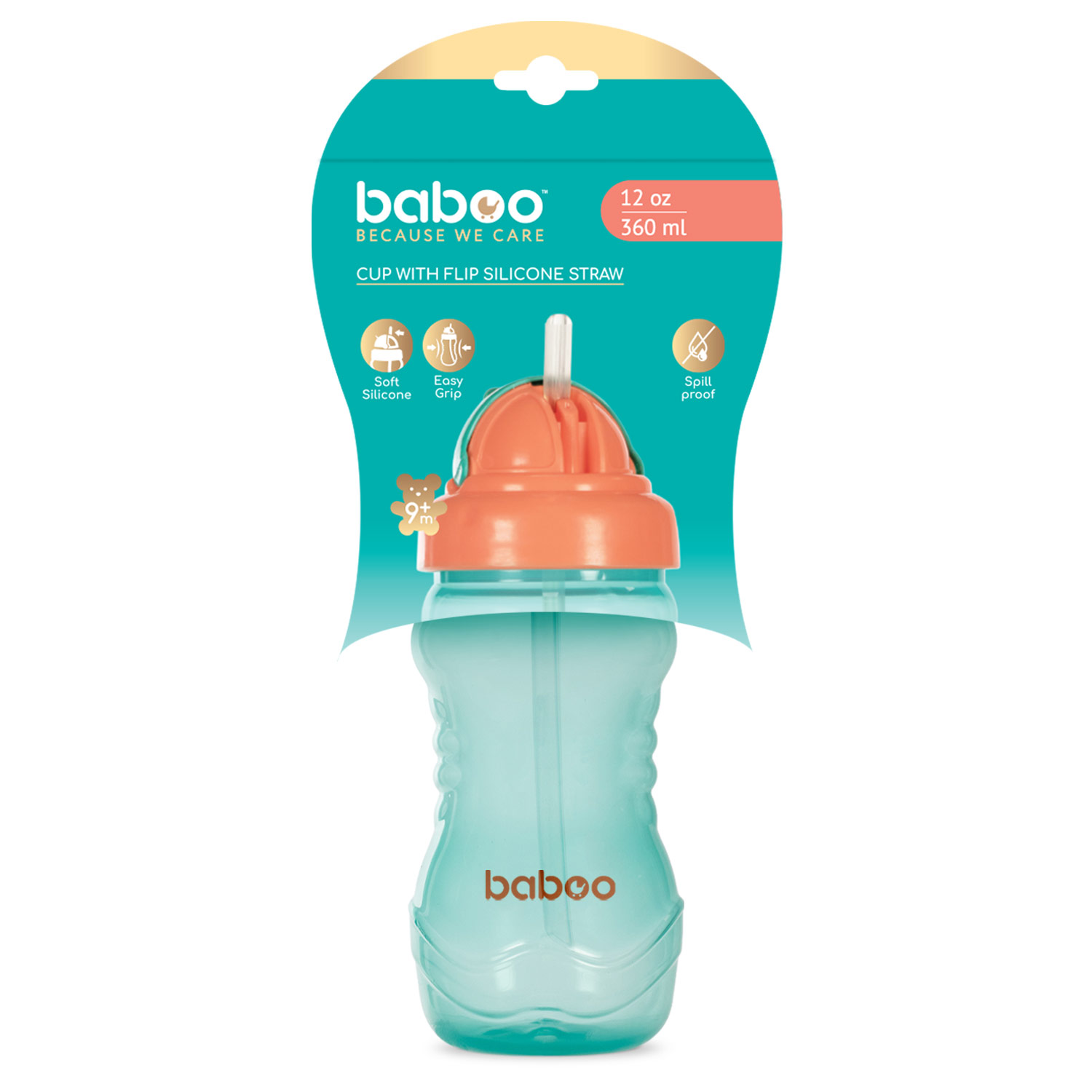 Бабуу ԵՐԵԽԱՆԵՐԻ ՀԱՄԱՐ Բաժակ ձողիկով կանաչ 360մլ 9+ ամսական