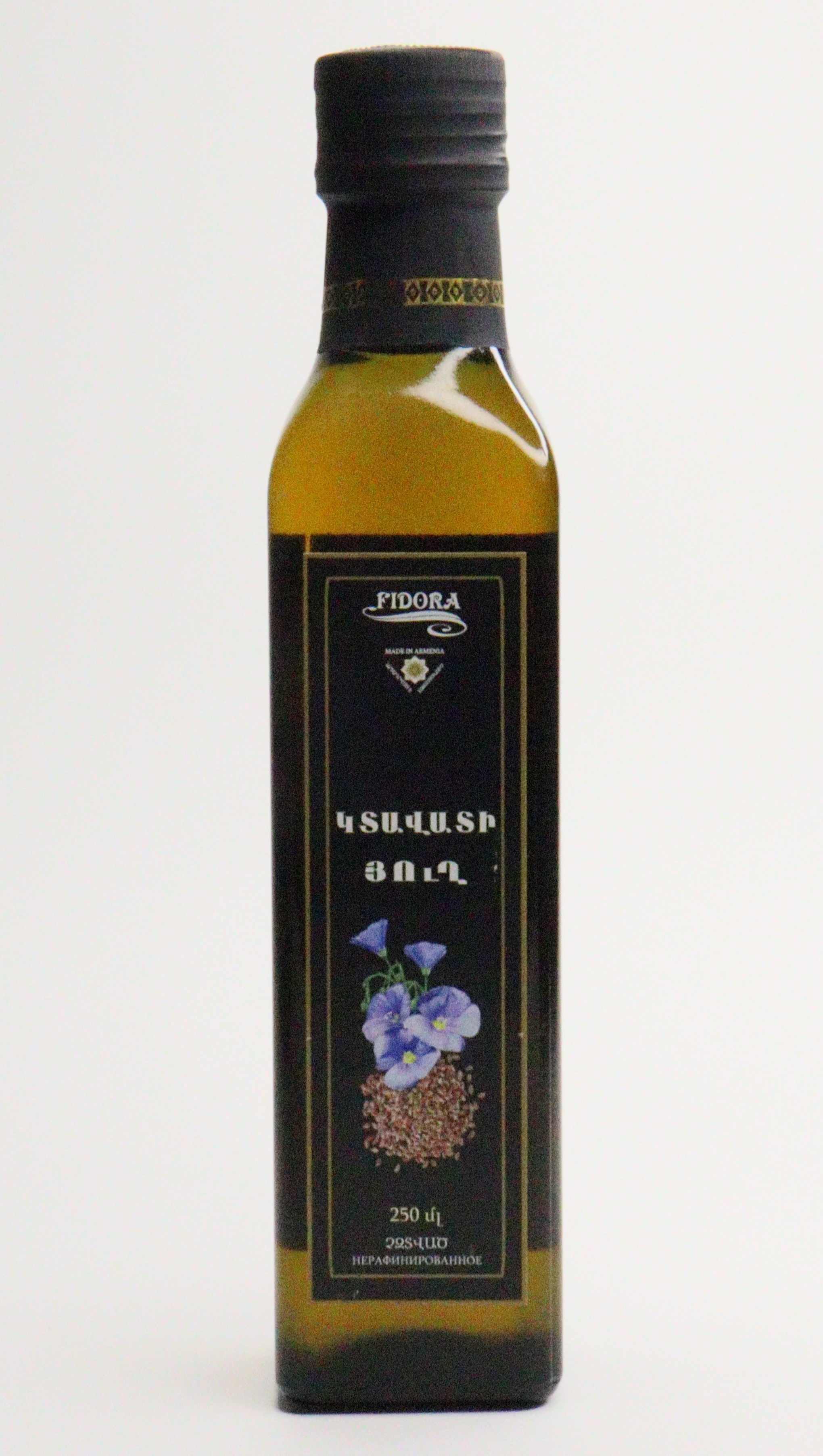 Льняное MEDICINES Linseed oil 250ml Fidora