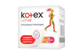 Котекс CARE PRODUCTS Kotex pads liners active daily extra thin 16pcs/7893