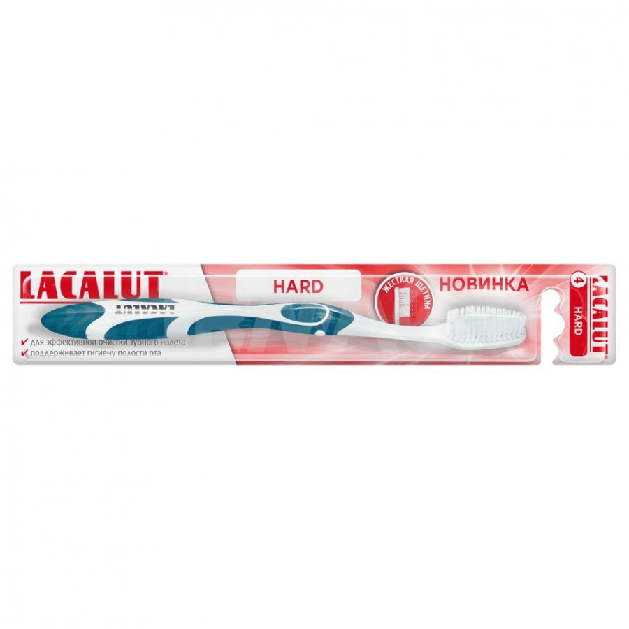 Лакалют CARE PRODUCTS Lacalut hard toothbrush