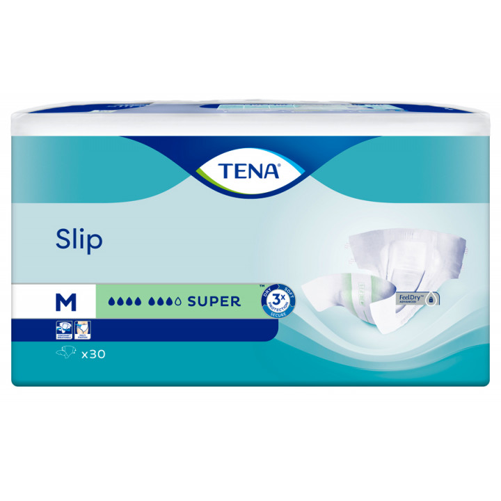 Тена СРЕДСТВА ПО УХОДУ Тена slip супер медиум 7 капель, 30шт