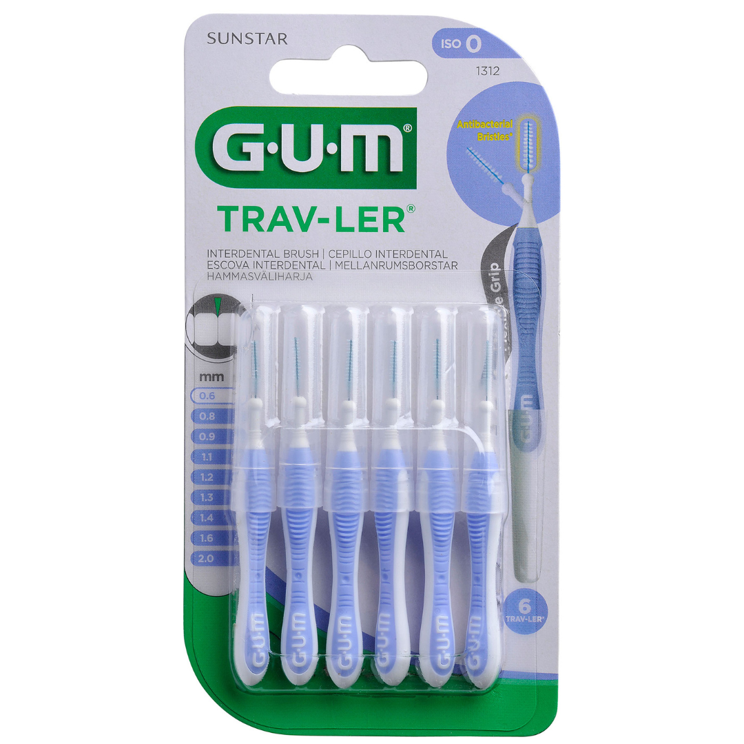 ГАМ ԽՆԱՄՔԻ ՄԻՋՈՑՆԵՐ Gum Traveller բրեկետի խոզանակ 0.6մմ x 6