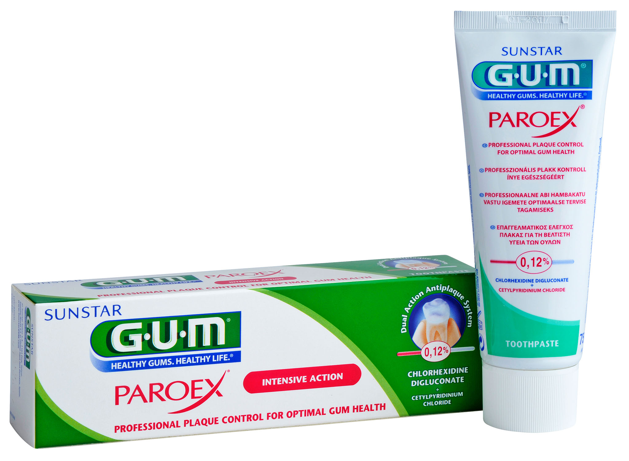 ГАМ CARE PRODUCTS Gum Paroex toothpaste gel 75ml