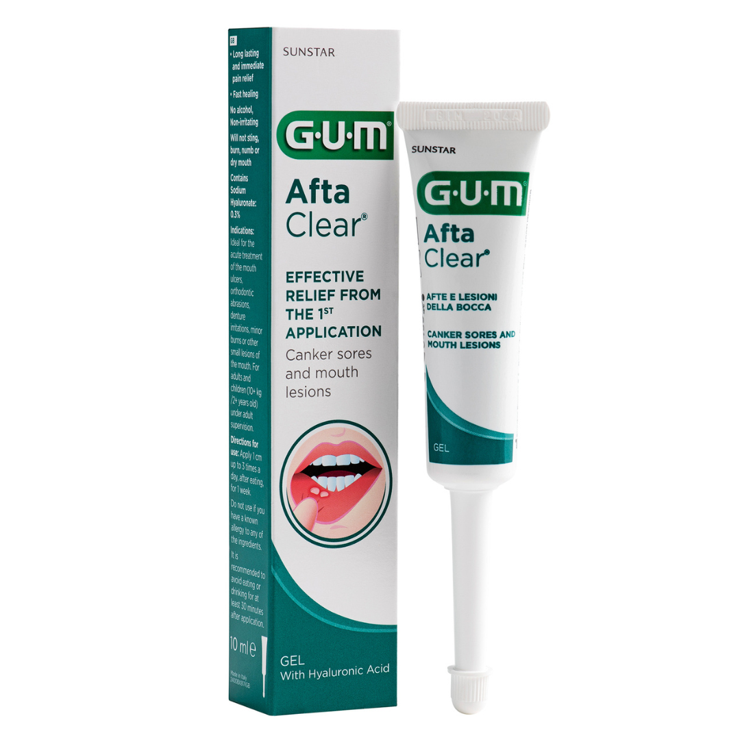 ГАМ CARE PRODUCTS Gum Afta Clear pain relief from mouth ulcers gel 10ml