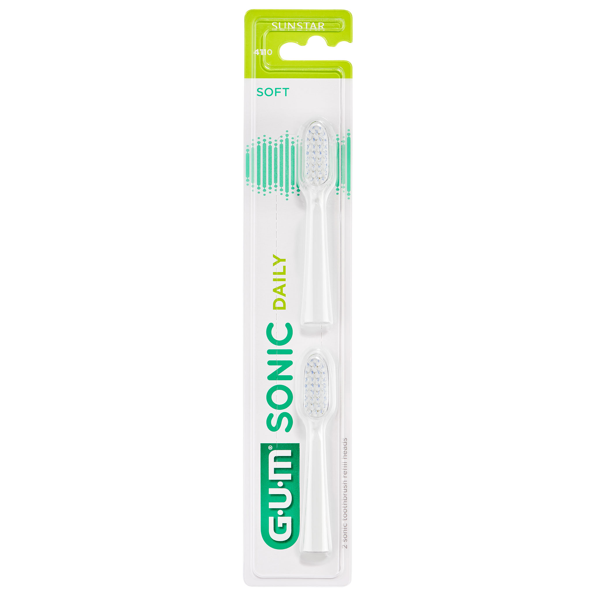 ГАМ CARE PRODUCTS Gum white replacement brush heads for electric toothbrush