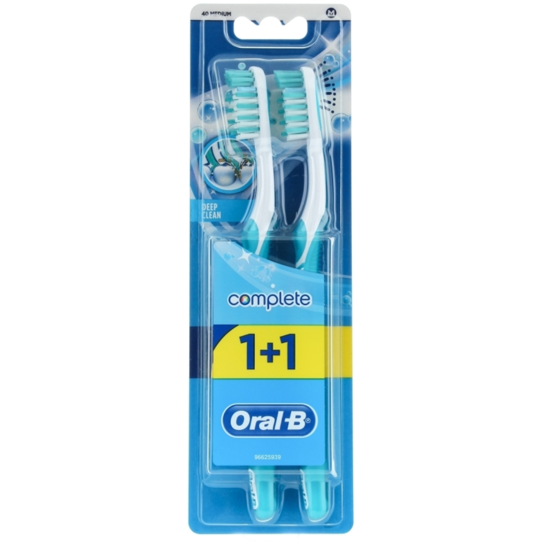 Орал CARE PRODUCTS Oral-B toothbrush complete 1+1 medium 40