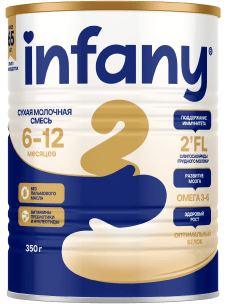 Инфани ԵՐԵԽԱՆԵՐԻ ՀԱՄԱՐ Ինֆանի 2 չոր կաթնախառնուրդ 6-12 ամսական 350գ