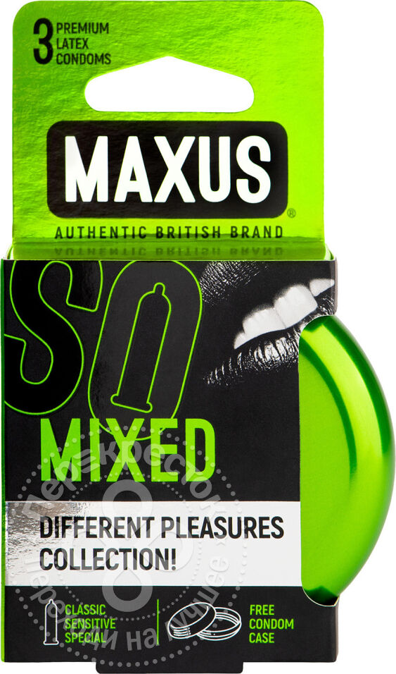 Презерватив CARE PRODUCTS Condom MAXUS Mixed 3pcs