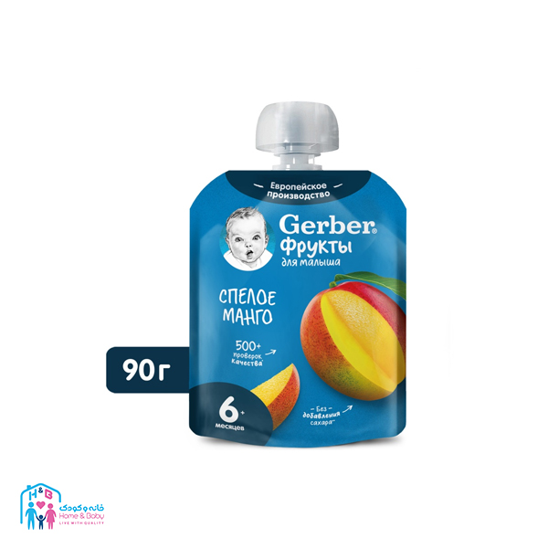 Гербер FOR KIDS Gerber fruit puree ripe mango 6+ months 90g