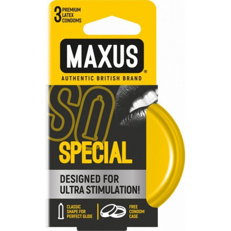 Презерватив CARE PRODUCTS Condom MAXUS Special 3pcs