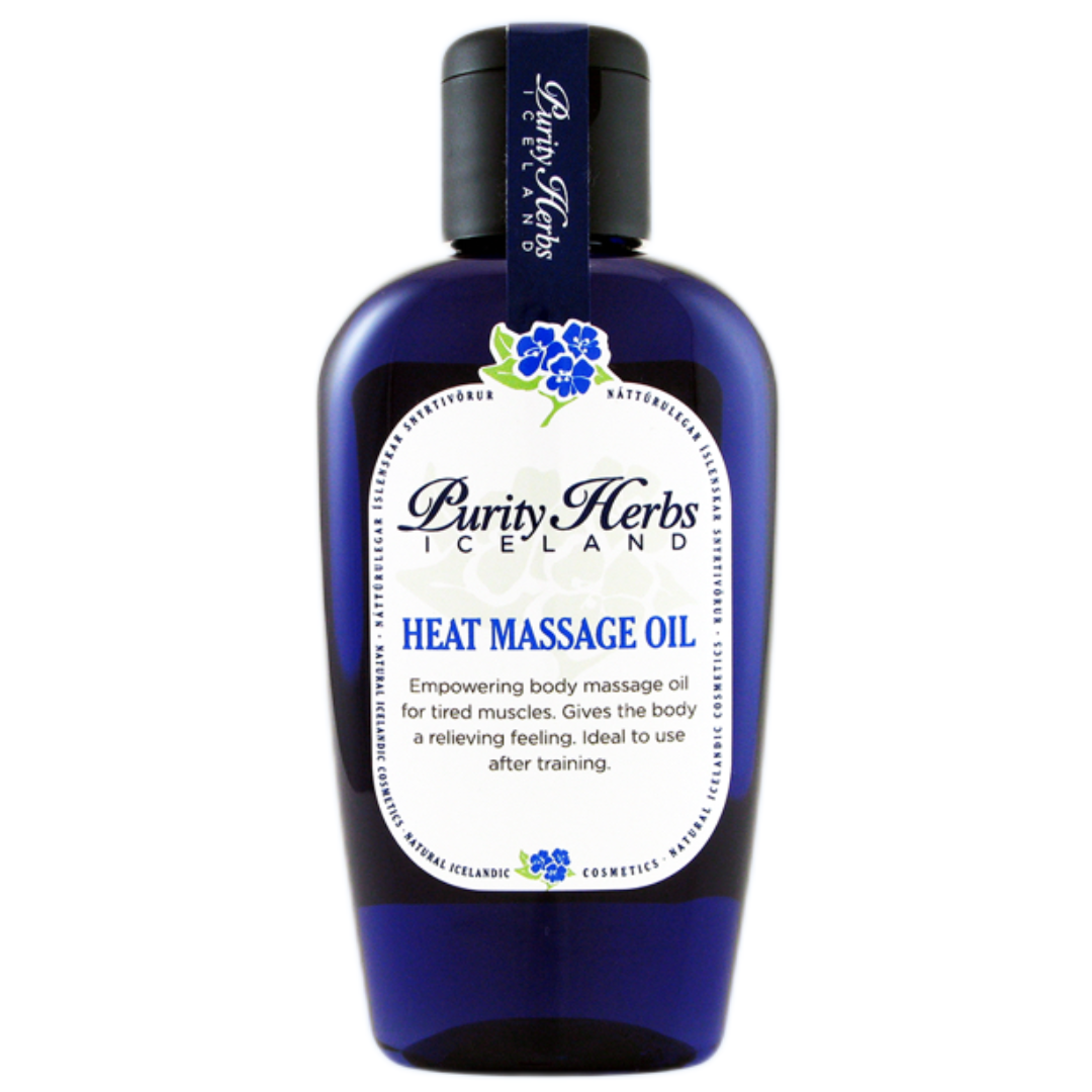 Пьюрити CARE PRODUCTS Purity Herbs Heat Massage Oil for tired muscles 125ml