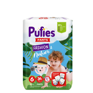 Пуфис FOR KIDS Pufies Fashion diaper panties #6 15+kg 36pcs