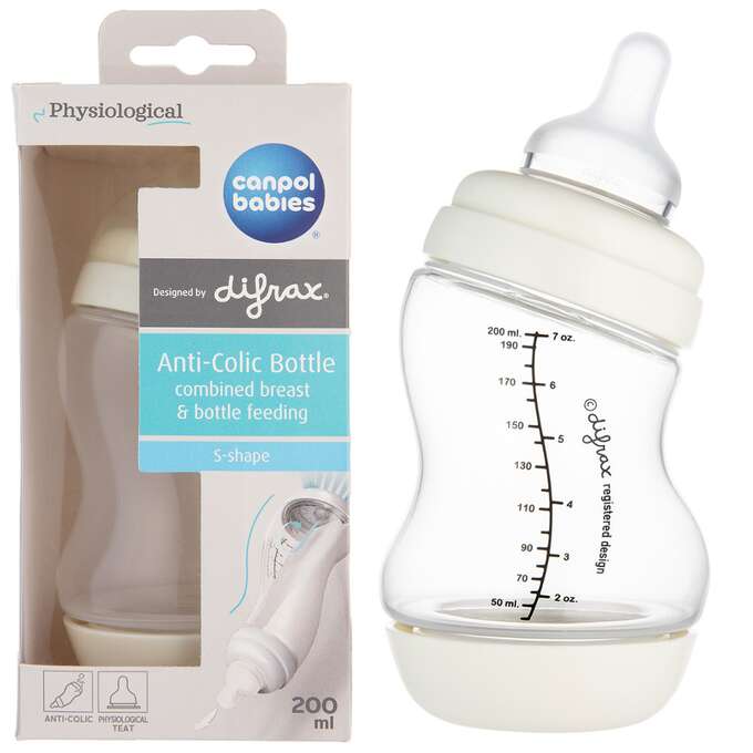 Канпол FOR KIDS Canpol Anti-colic bottle S-shaped 200ml, 4114