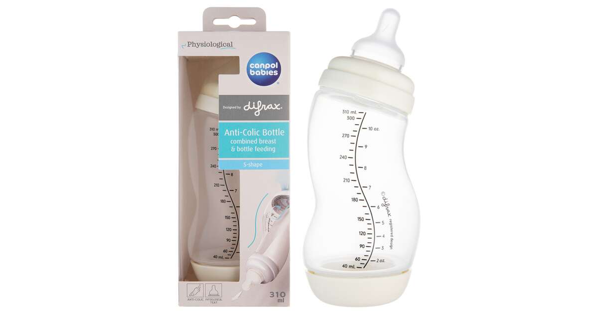 Канпол FOR KIDS Canpol Anti-colic bottle S-shaped 310ml, 4113